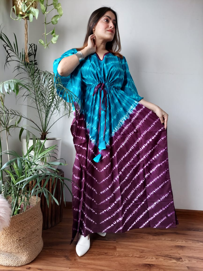 Cotton kaftan dresses best sale