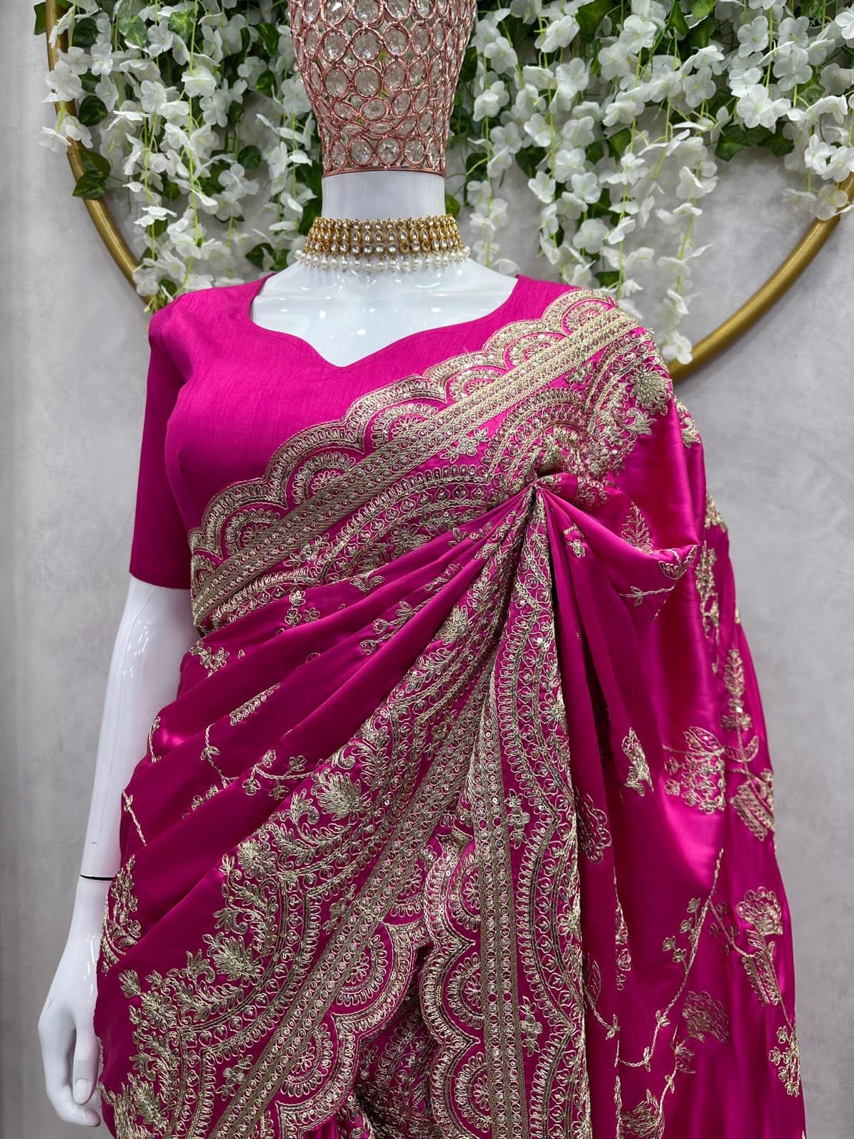 Luxurious Japan Satin Saree