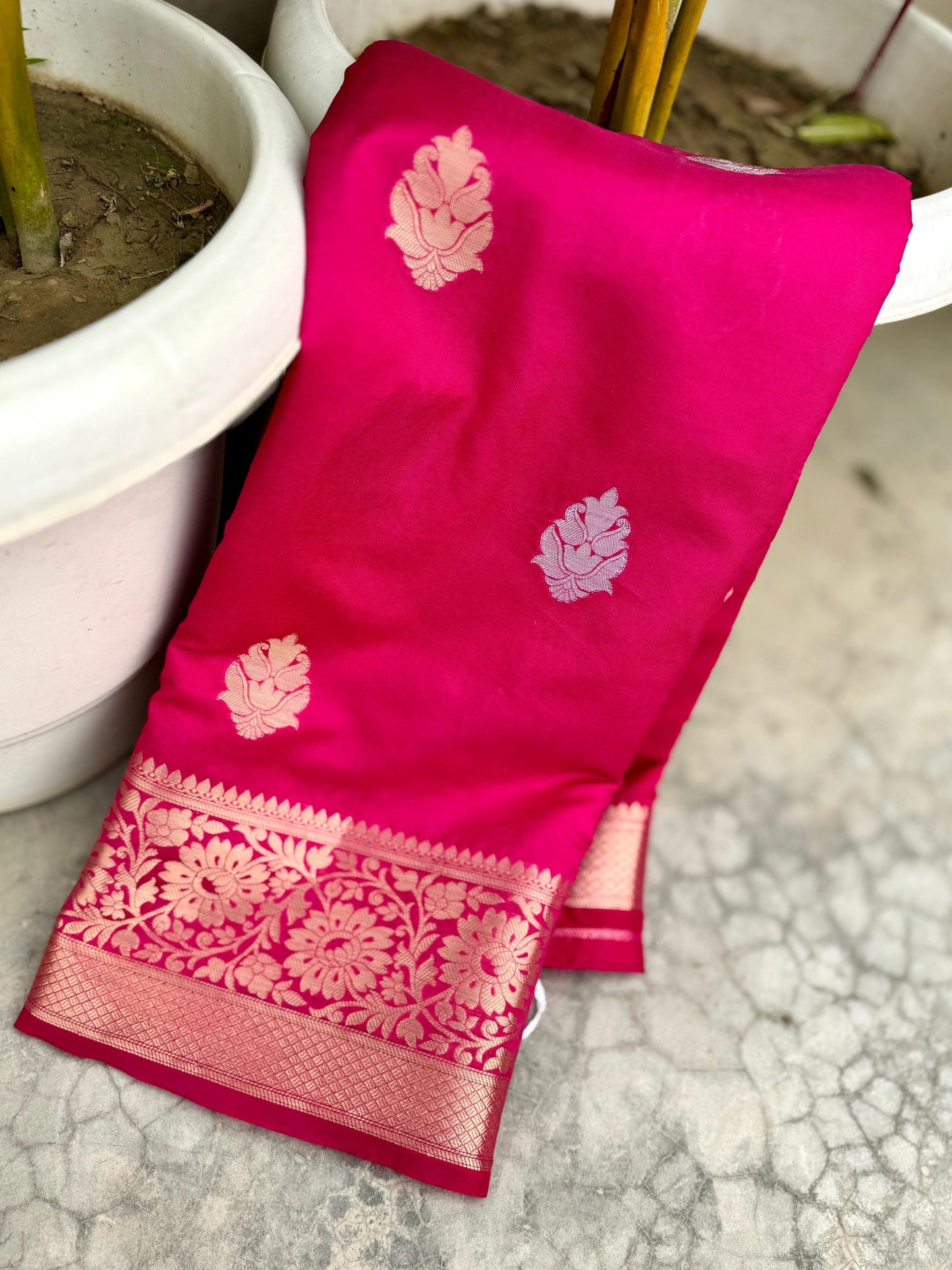 Nita Ambani Inspired Banarasi Soft Warm Katan Silk Saree