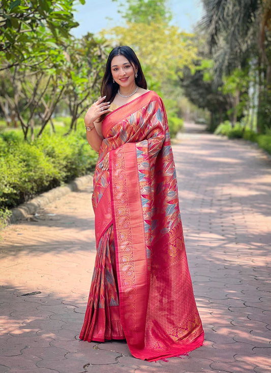 Exquisite Kanchipattu Silk Saree