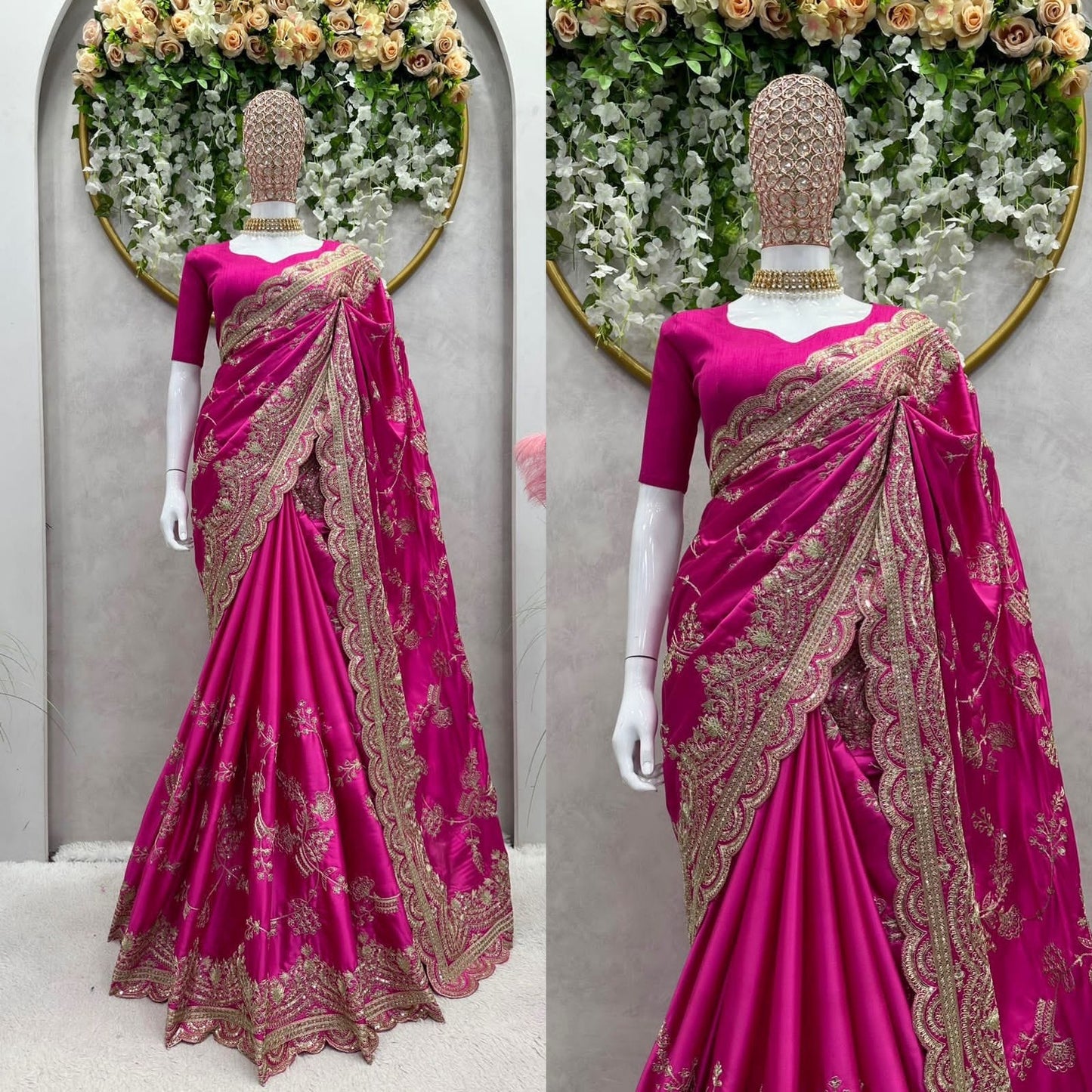 Luxurious Japan Satin Saree