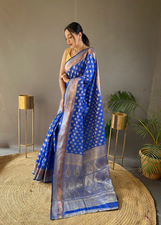 Rosy Soft Silk Saree