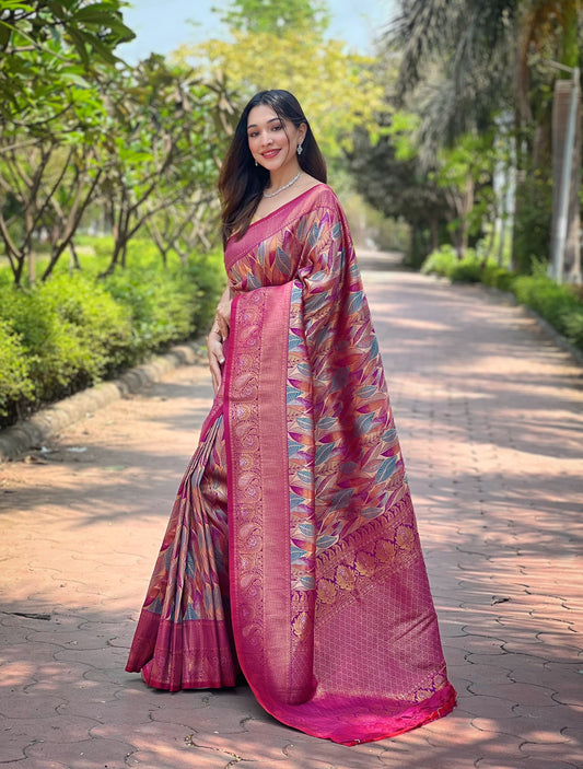 Exquisite Kanchipattu Silk Saree