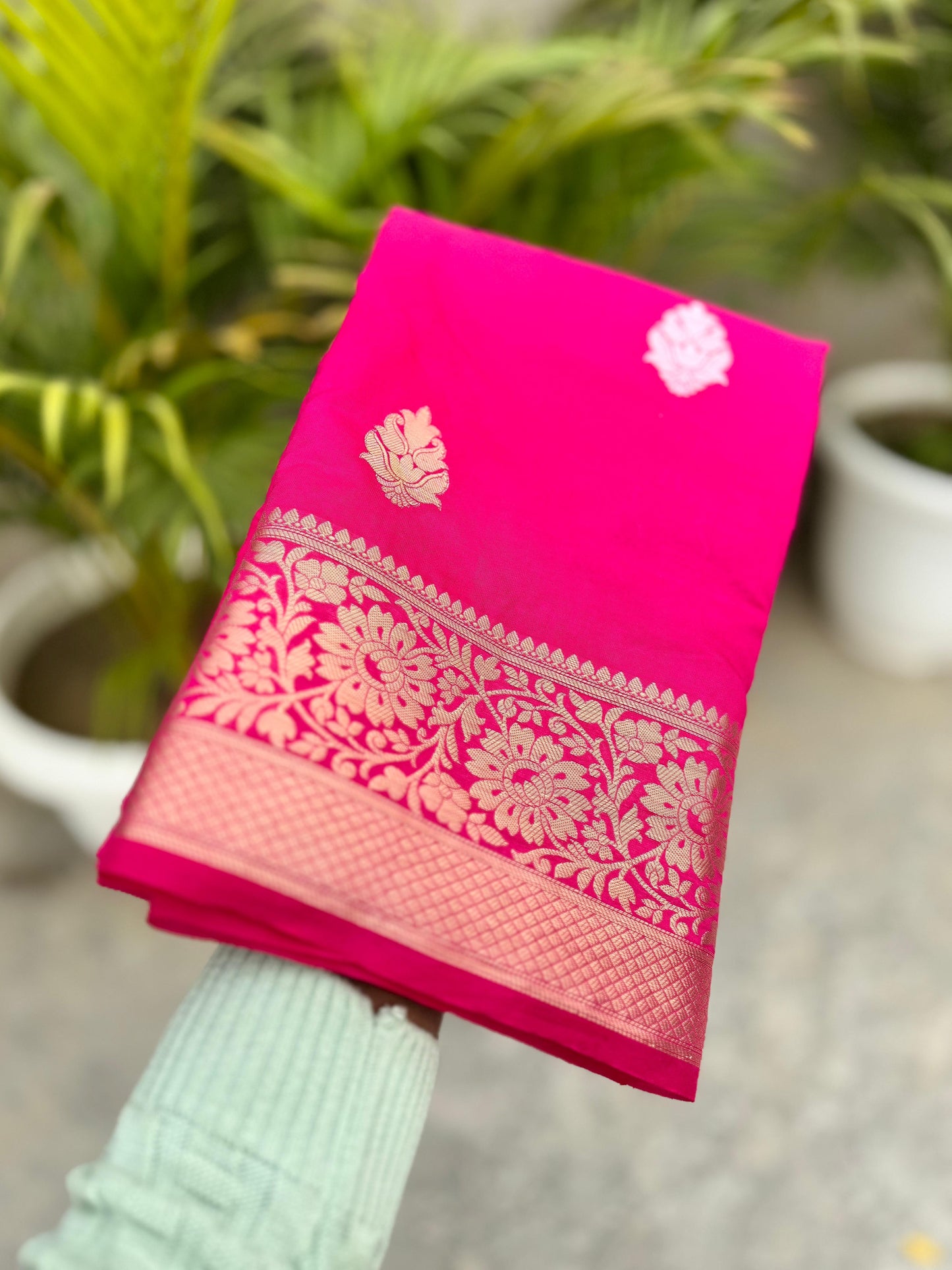 Nita Ambani Inspired Banarasi Soft Warm Katan Silk Saree