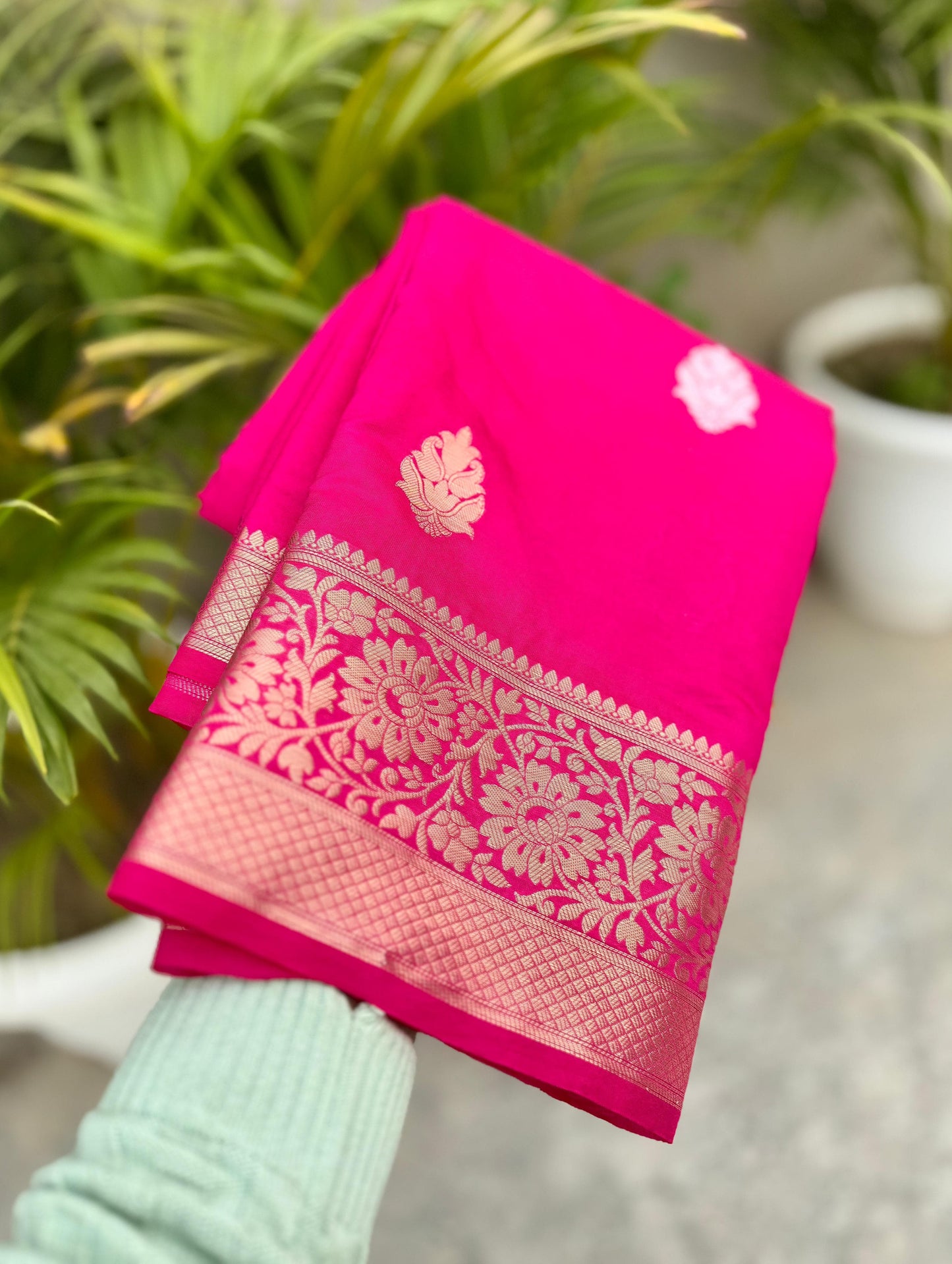 Nita Ambani Inspired Banarasi Soft Warm Katan Silk Saree