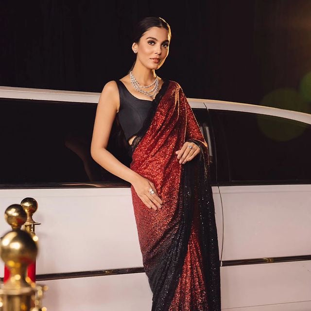 Bollywood Blockbuster Design Sequins Saree