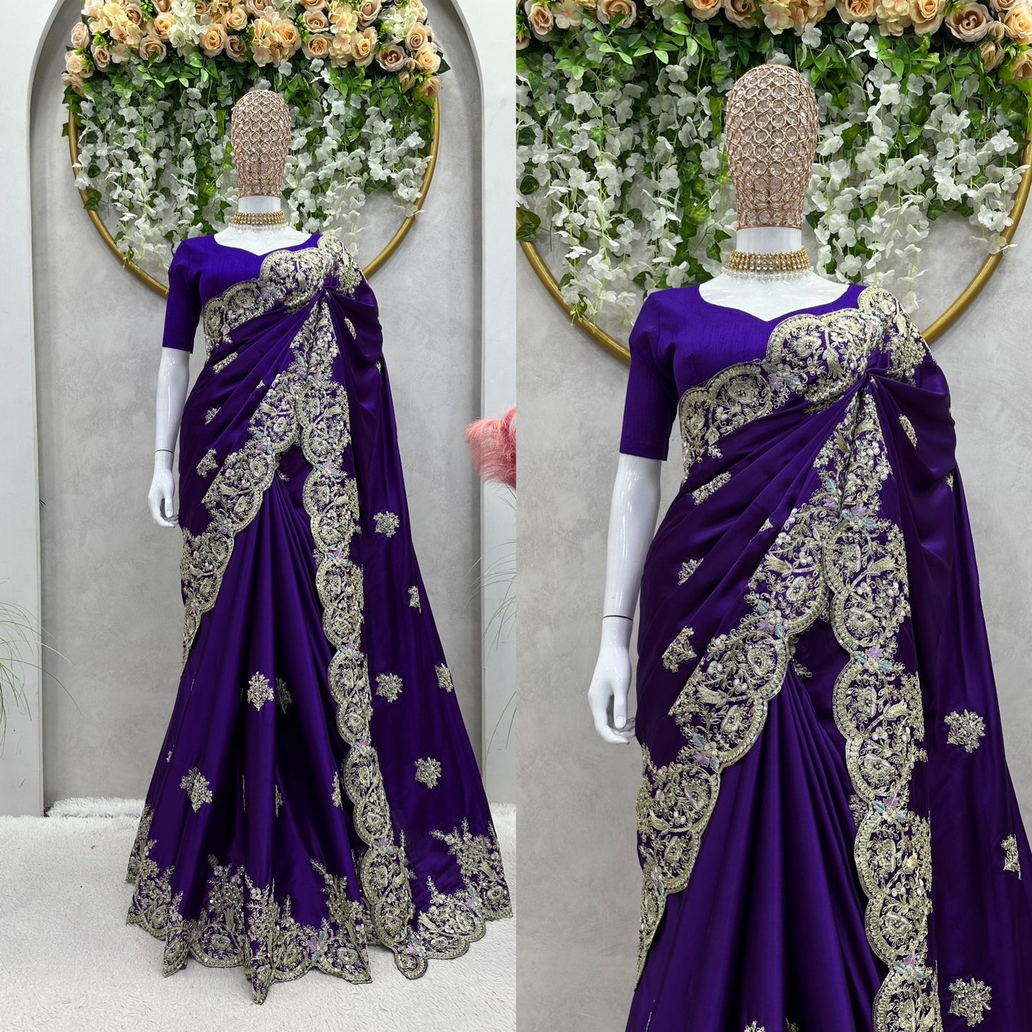 Luxurious Japan Satin Saree