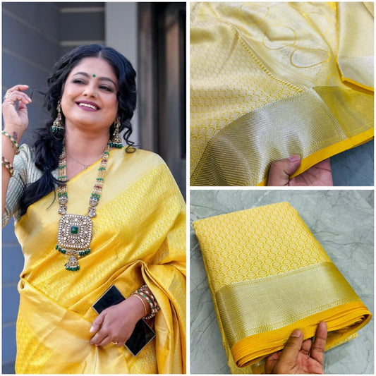 Celebrity-Inspired Banarasi Kanchi Tissue Silk Saree