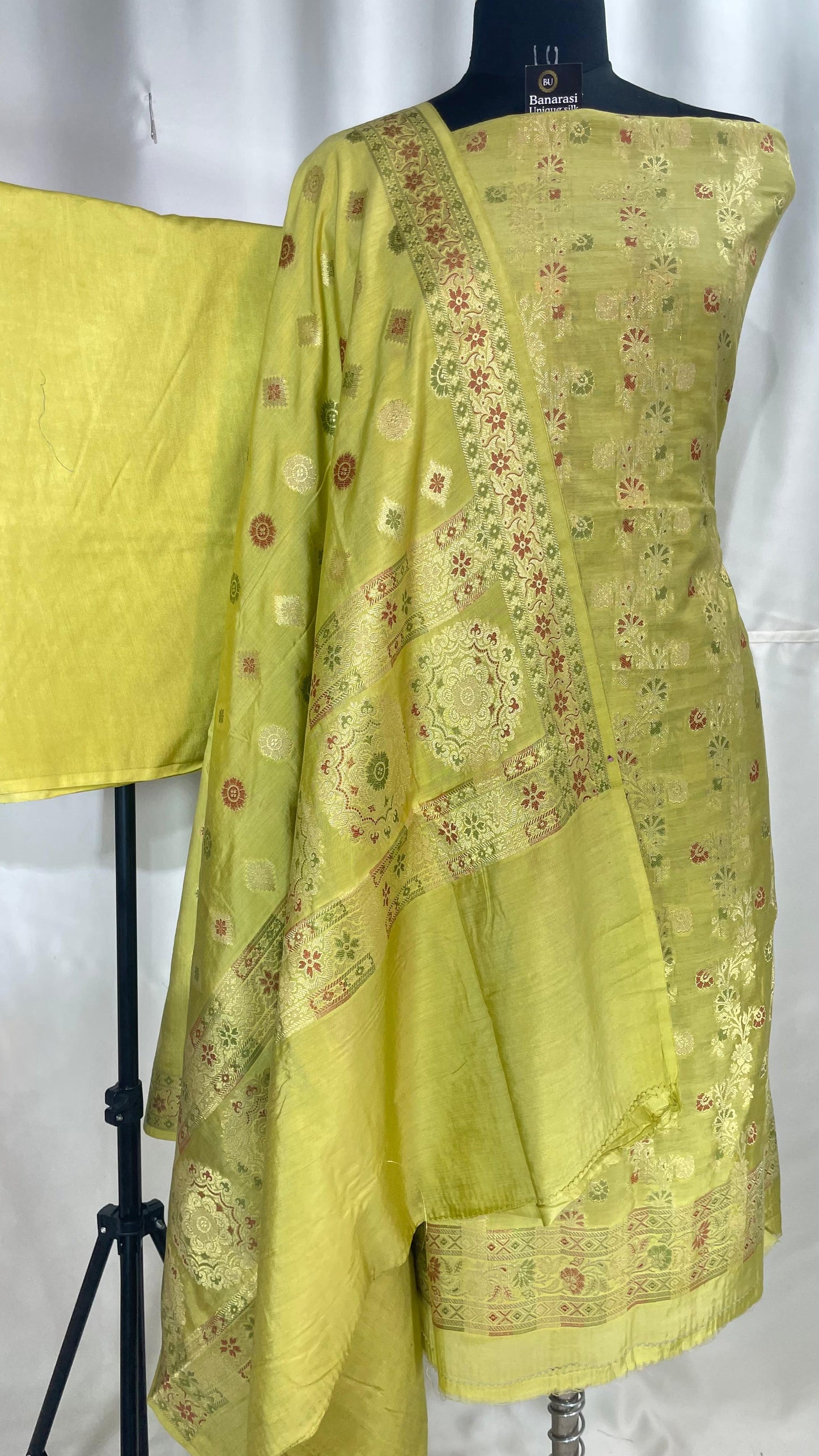 Banarasi 3 piece Cotton Silk Suits