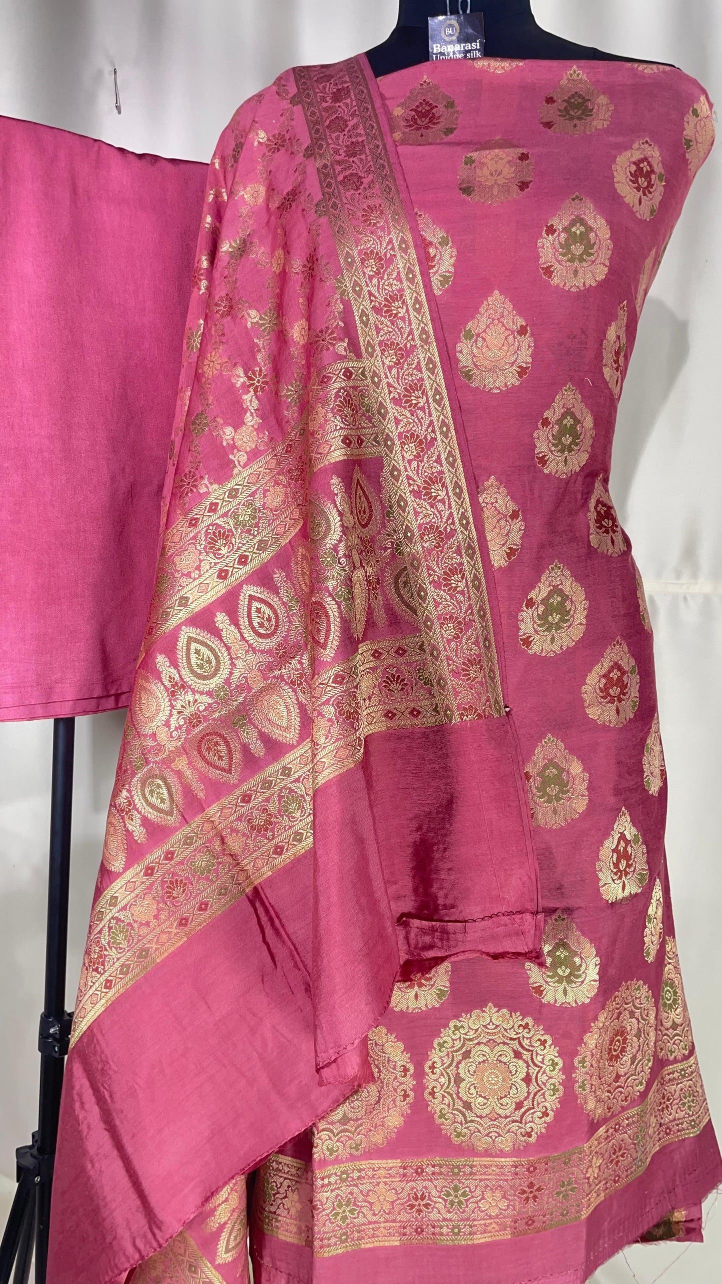 Banarasi 3 piece Cotton Silk Suits