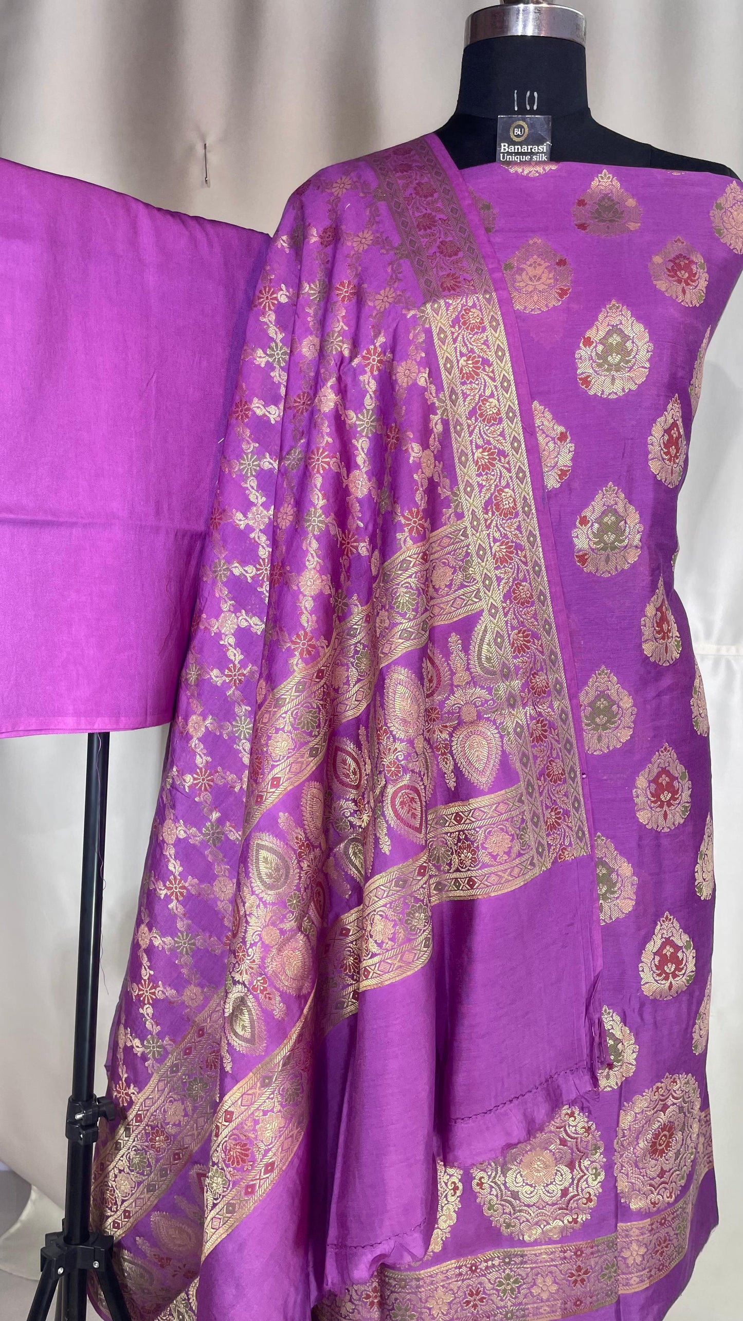 Banarasi 3 piece Cotton Silk Suits