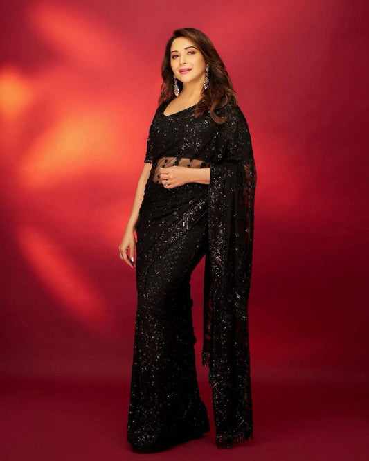 Madhuri Dixit Inspired Saree