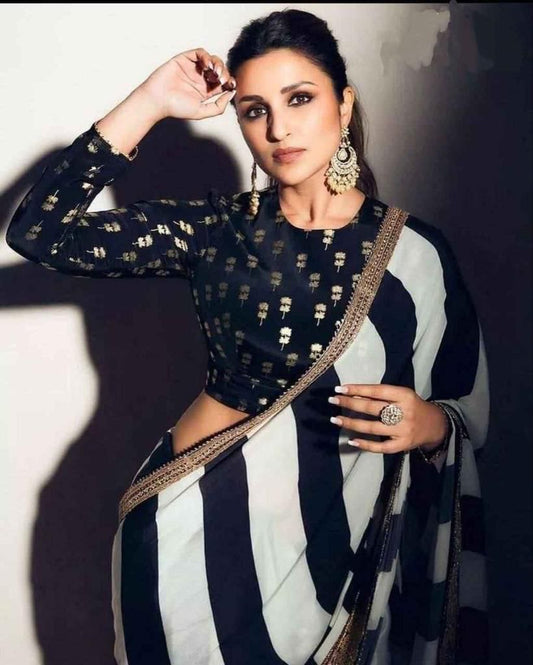 Parineeti Chopra Inspired Saree