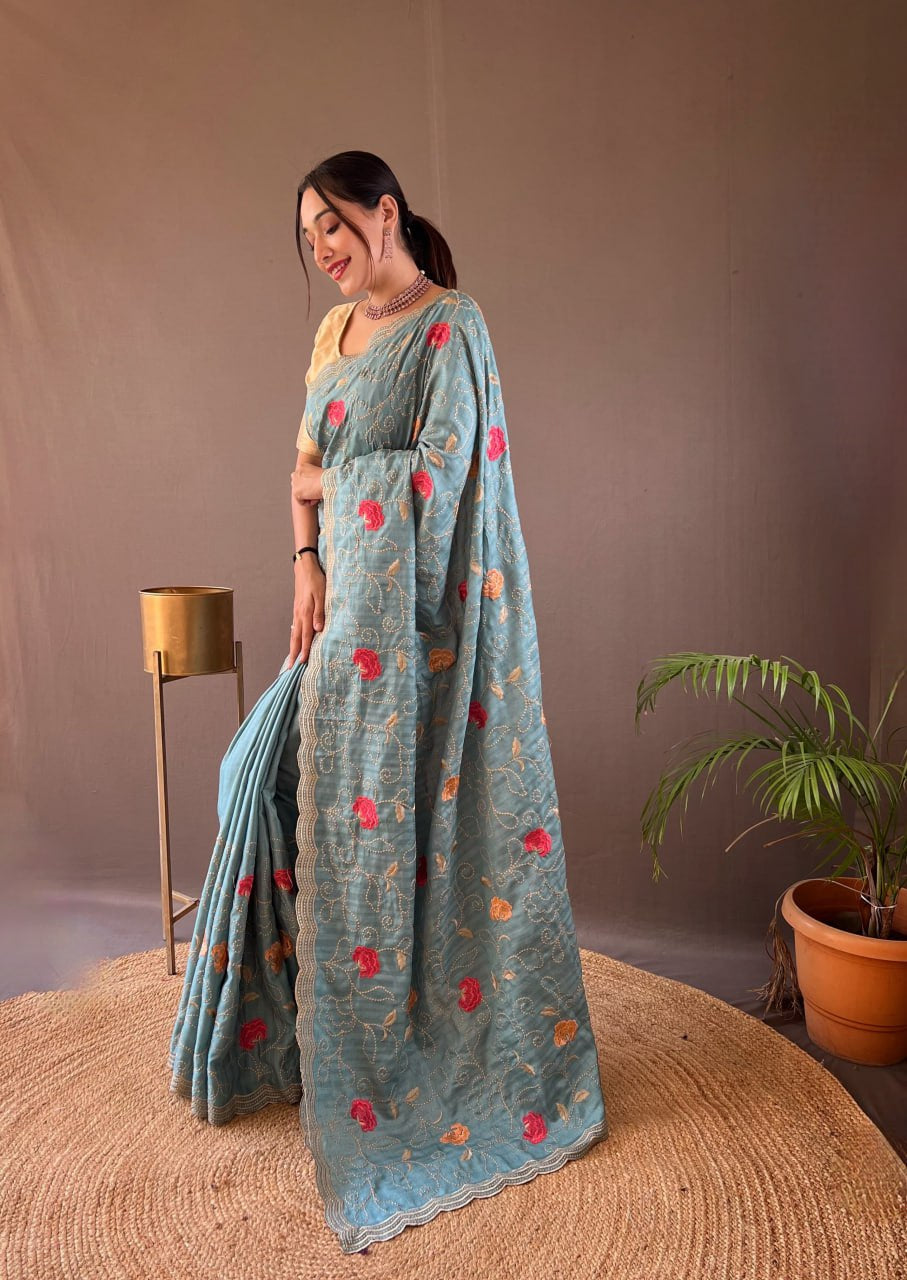 Tussar Silk Saree