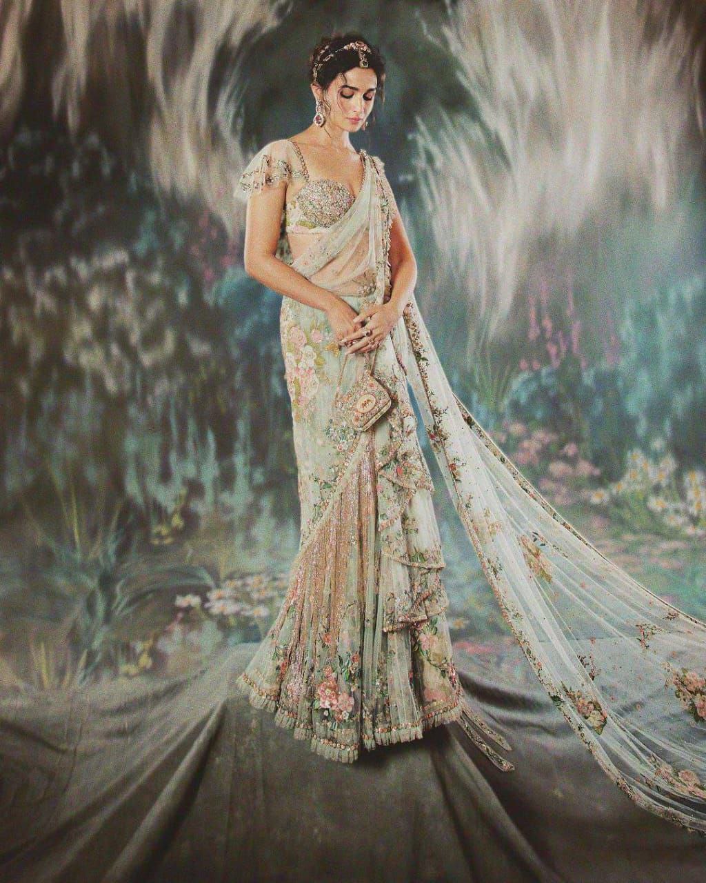 New Bollywood Blockbuster Alia Bhat Saree