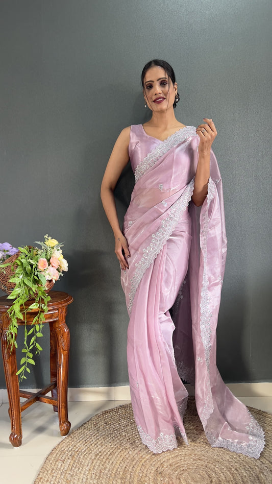 Jimmy Choo Silk Ready To Wear Saree