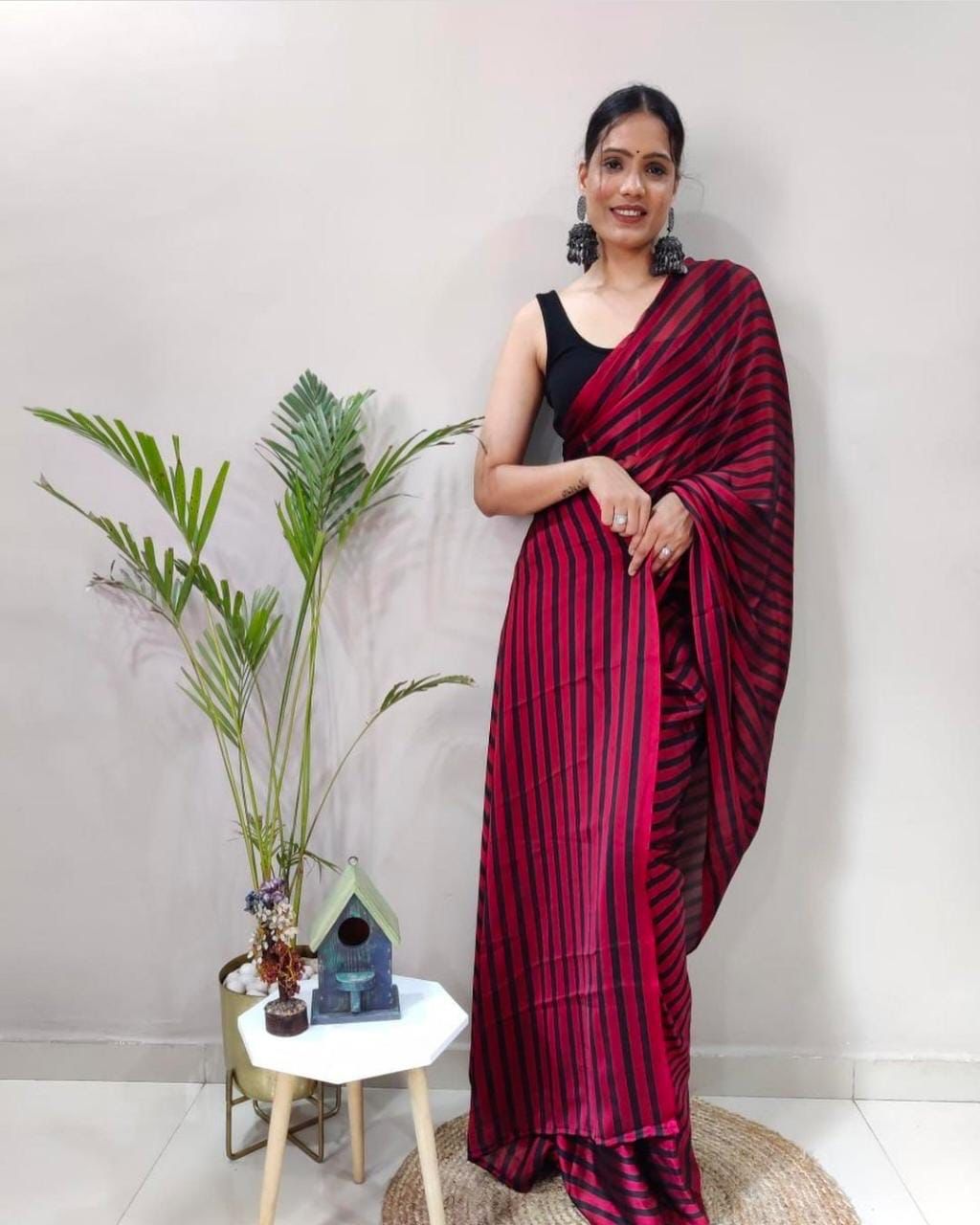 Rangoli silk Ready To Wear Saree