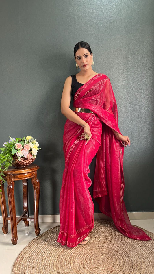 Soft Jimmy Chu Ready To Wear Saree