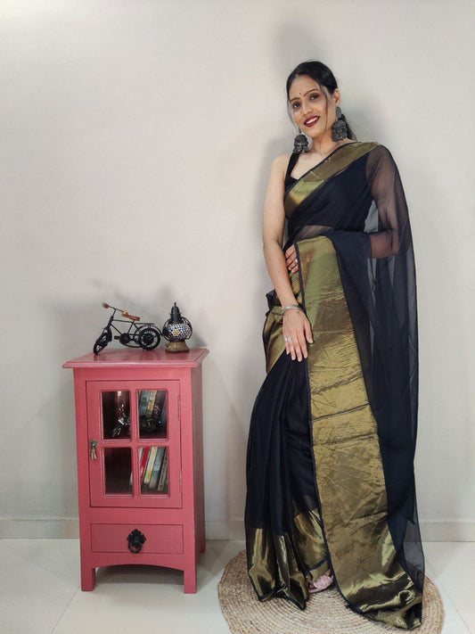 Viscos Chifon Ready to Wear Saree