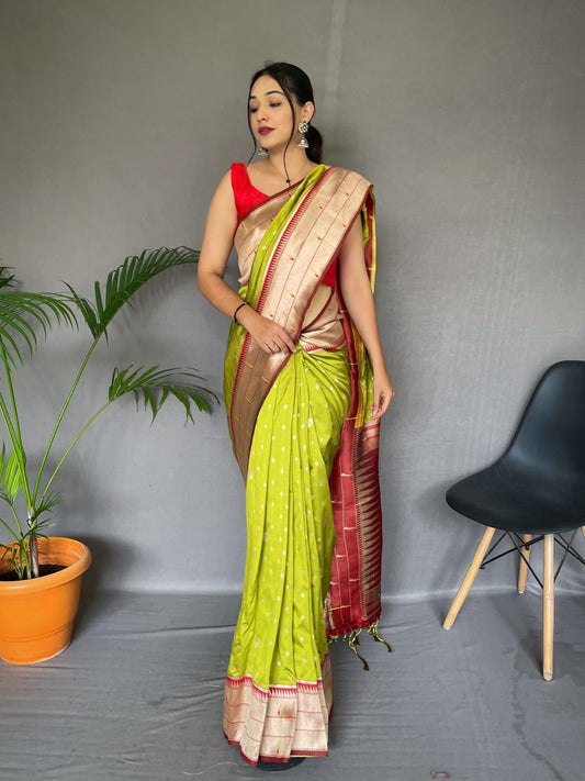 Banarasi Paithani Silk Saree