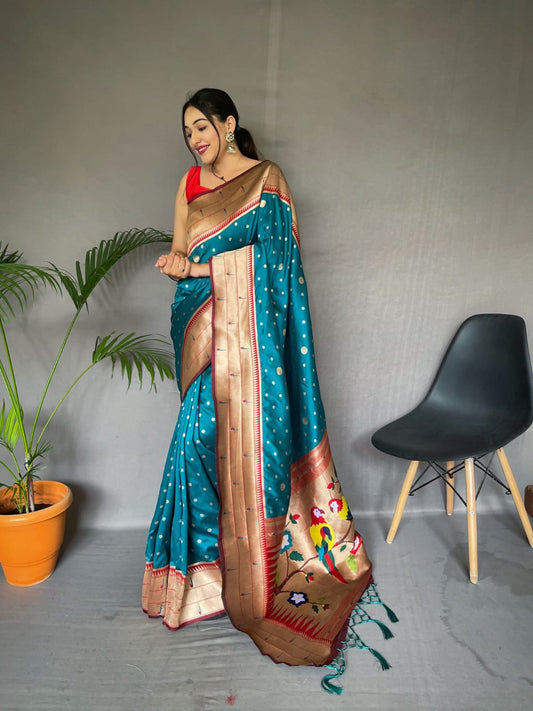 Banarasi Paithani Silk Saree