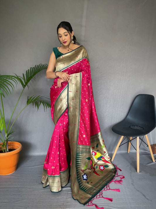 Banarasi Paithani Silk Saree