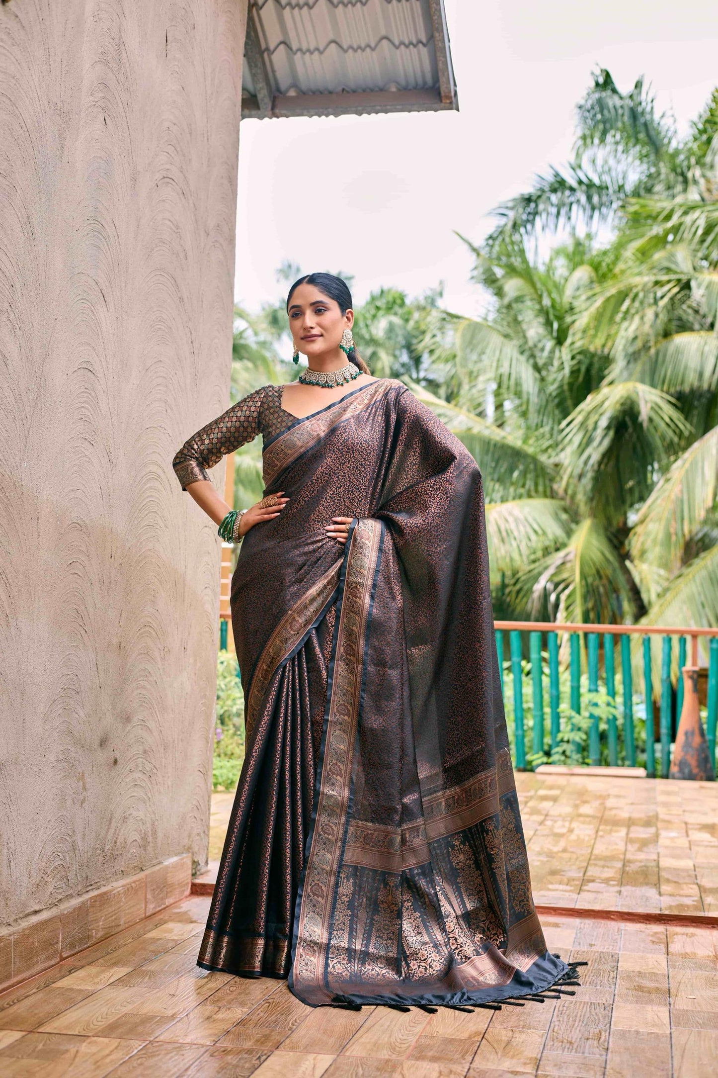 Soft Kubera Pattu Kanji Handloom Zari Weaving Soft Saree