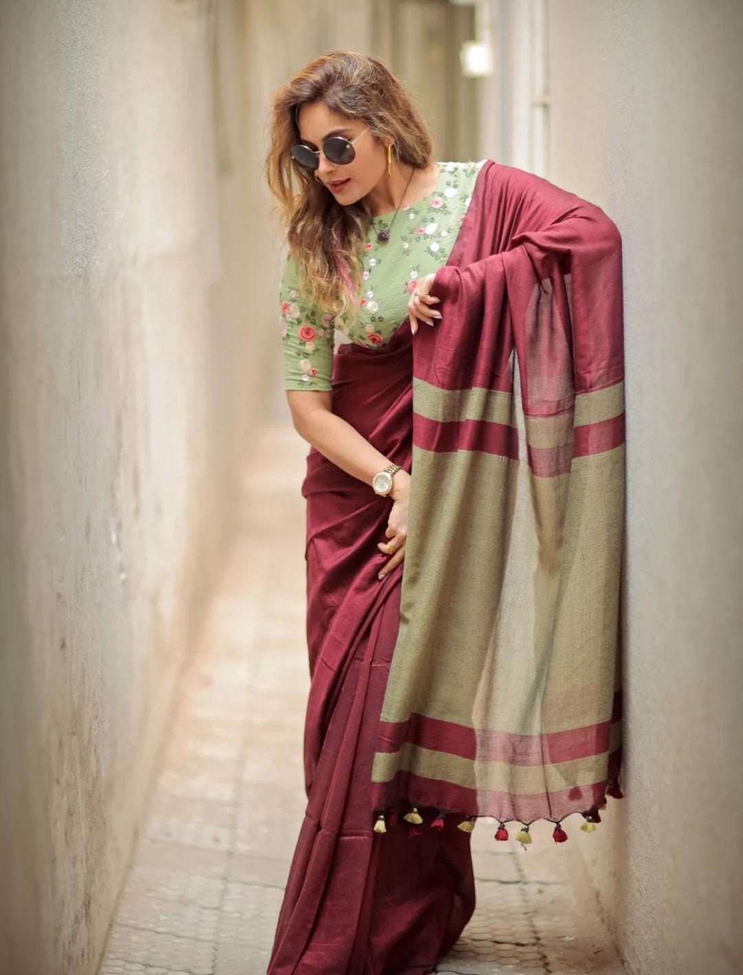 Premium Khaddi Cotton Saree