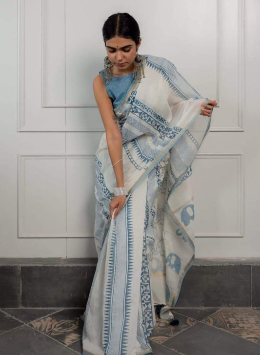 Super Soft Chanderi Cotton Saree