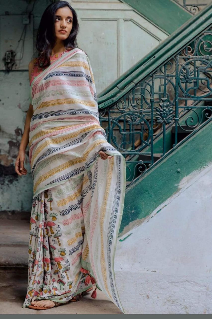 Super Soft Chanderi Cotton Saree