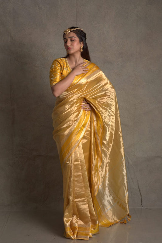 Banarasi Soft Glass Tissue Silk Saree