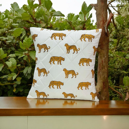 Jaipuri Screen Printed Quilted Cushion Cover set