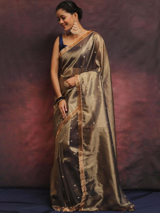 Premium Banarasi Soft Chunri Tissue Silk Saree