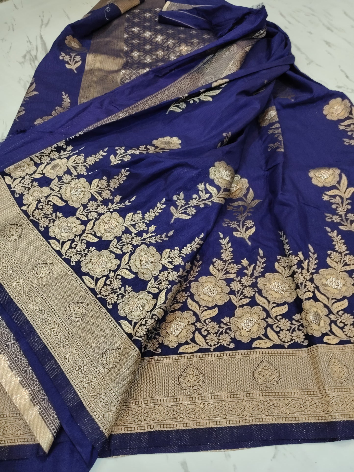 Banarasi Soft Semi Mashru Silk Saree