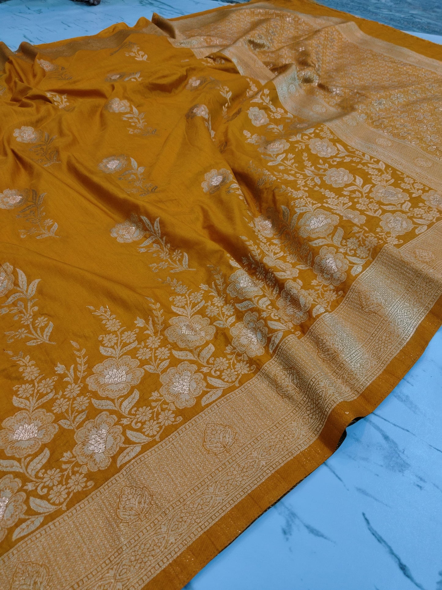 Banarasi Soft Semi Mashru Silk Saree