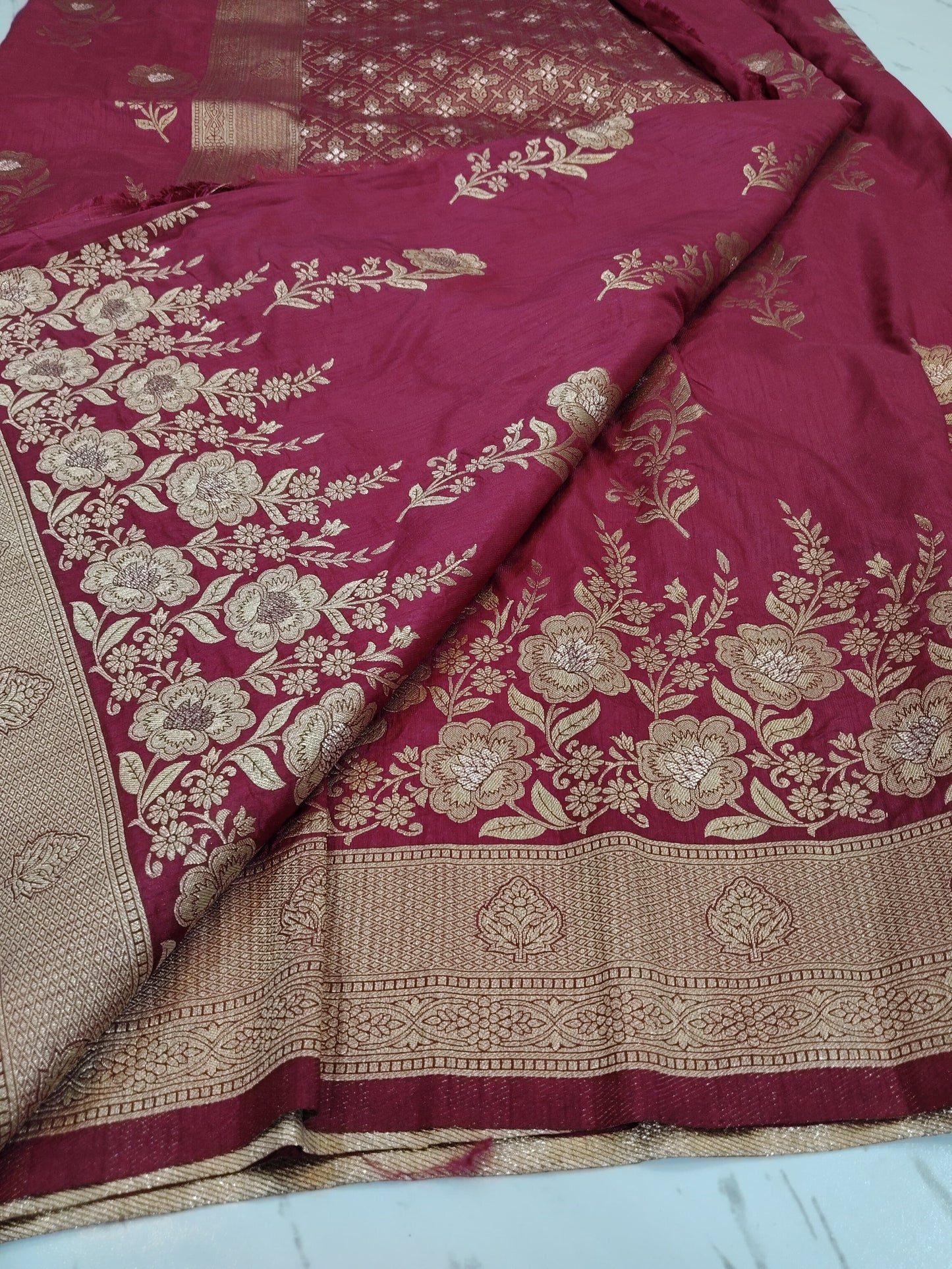 Banarasi Soft Semi Mashru Silk Saree