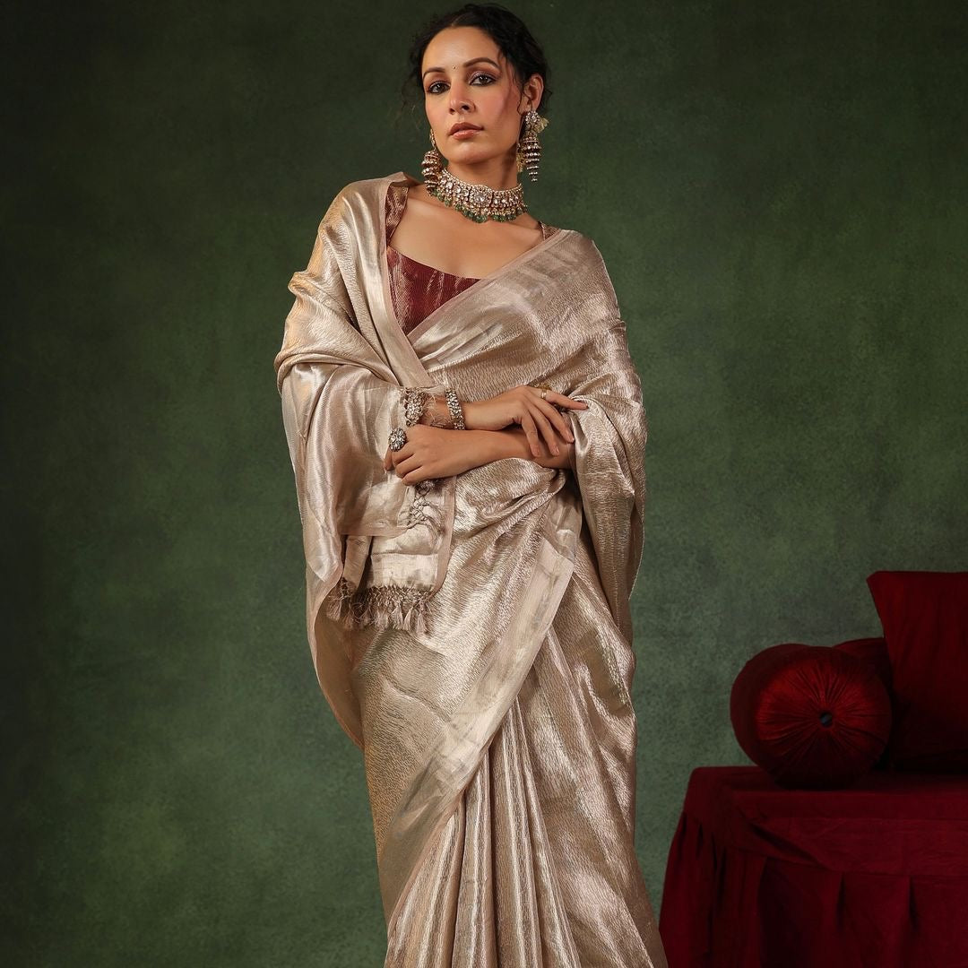 Banarasi Luxurious Soft Tissue Silk Saree