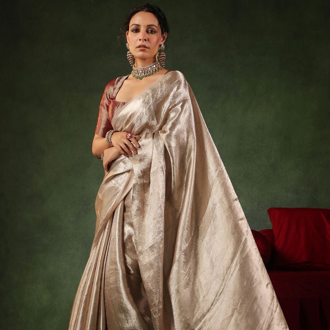 Banarasi Luxurious Soft Tissue Silk Saree