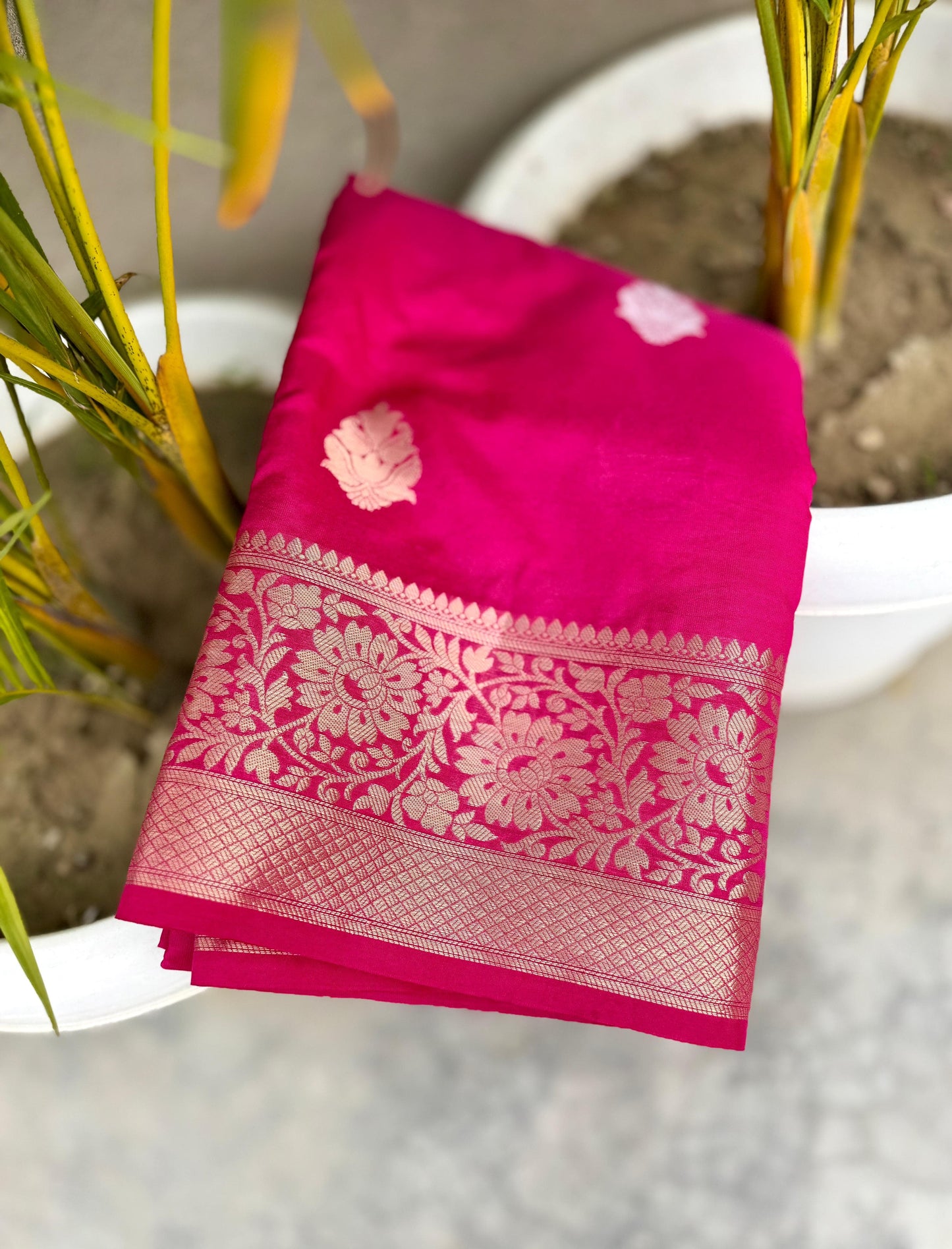 Nita Ambani Inspired Banarasi Soft Warm Katan Silk Saree