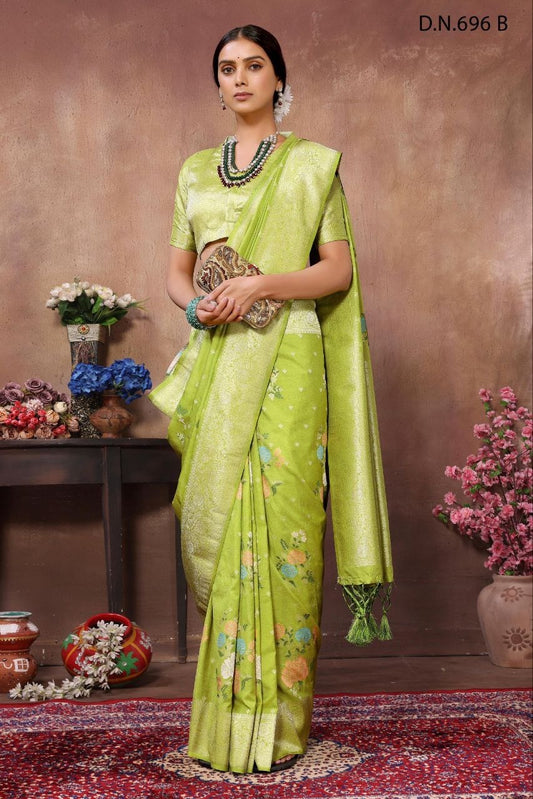 Kadi Crepe Jacquard Silk Saree