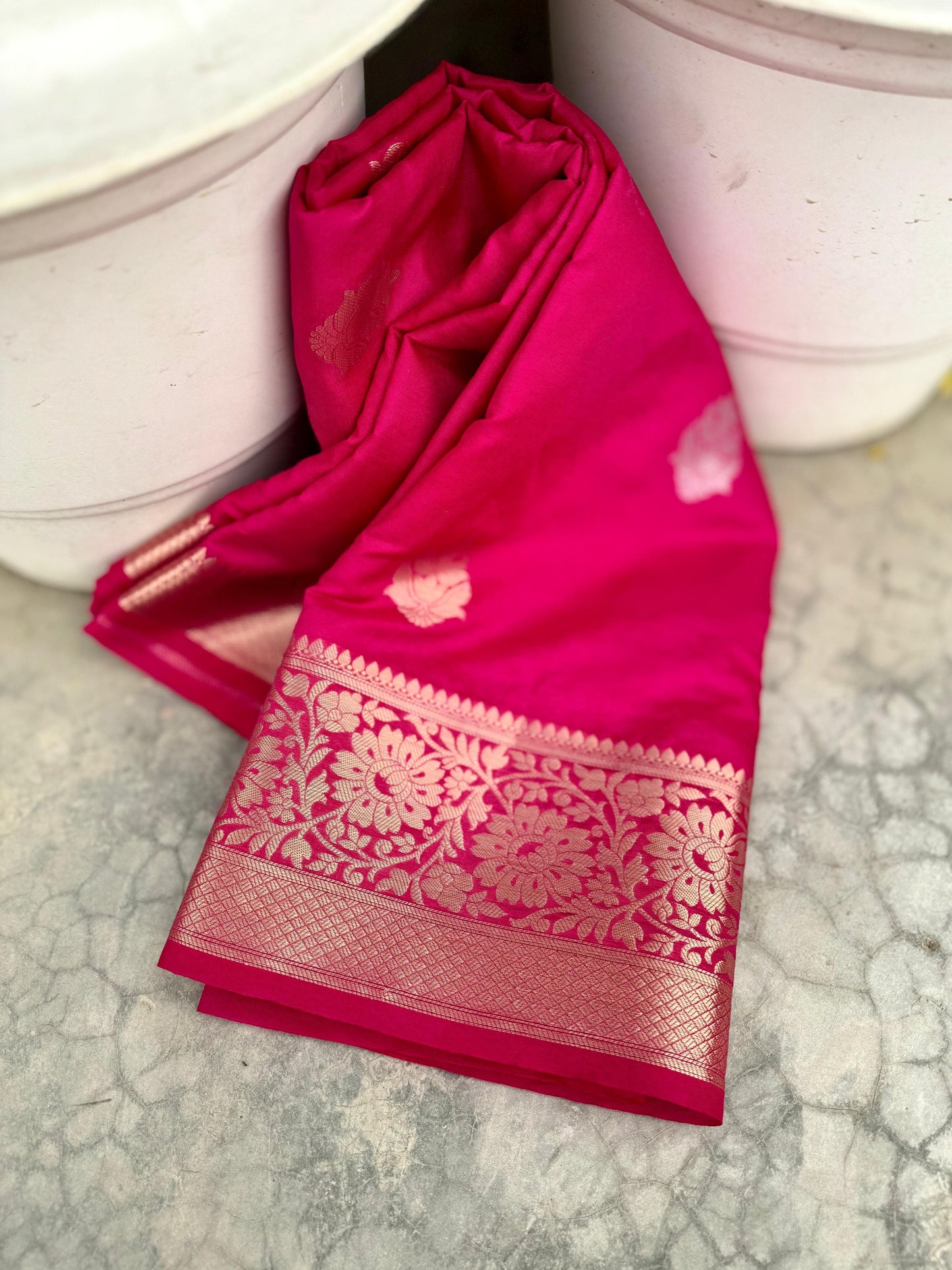 Nita Ambani Inspired Banarasi Soft Warm Katan Silk Saree