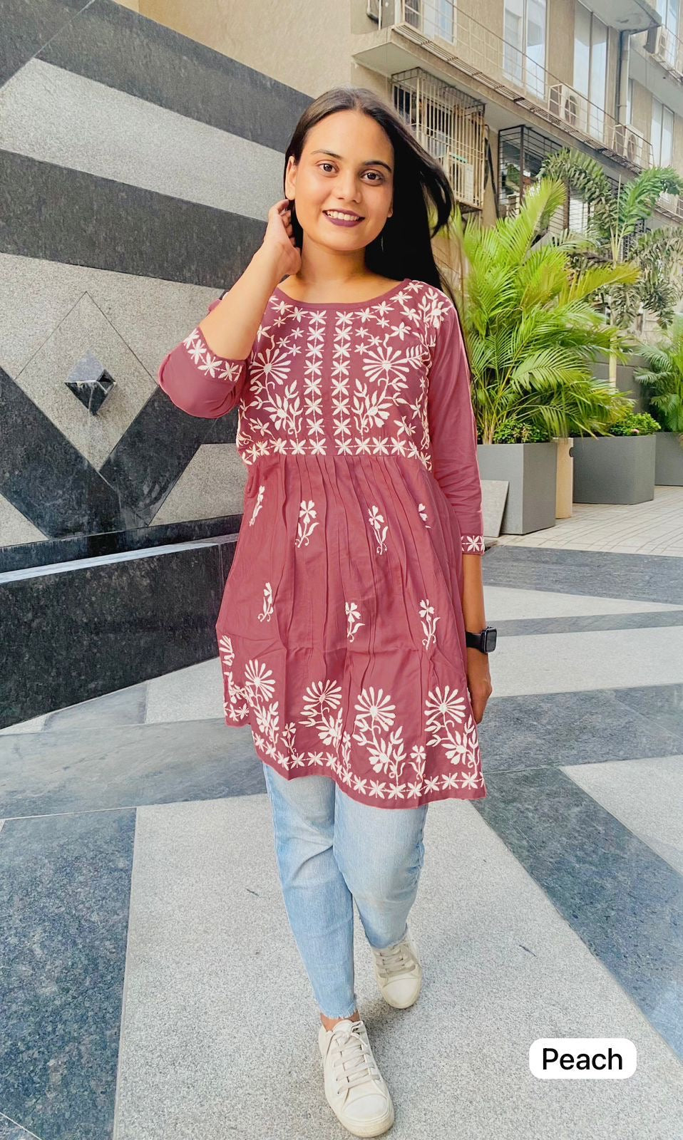 Chikankari Embroidery Trending Tops